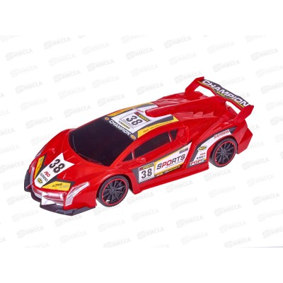 Автомобиль инерционный №3801 Спортивный, пакет 42*26*9,5