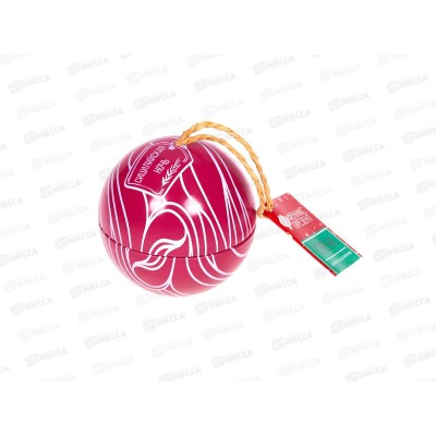 Свеча ароматизированная вылитая в металлическом шаре, 7х7х7см, 89989