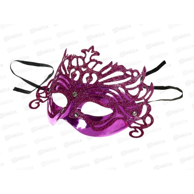 Маска карнавал Праздник в фиолетовом, 22х8,5х13,5см, 87054
