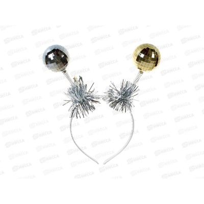 Маскарадное украшение (ободок) с декором, 3+, 18*24см, 89580