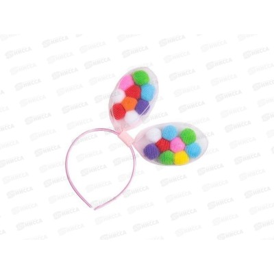 Маскарадное украшение (ободок) с декором, 3+, 20*24см, 86519