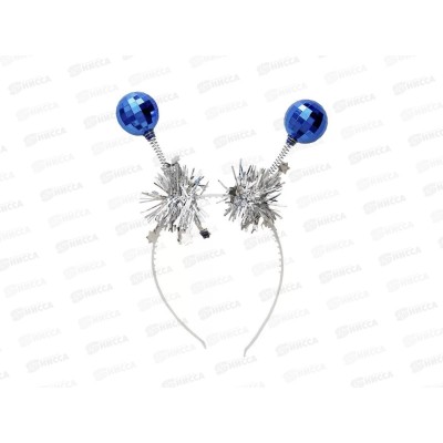 Маскарадное украшение (ободок) с декором, 3+, 18*25см, 86529