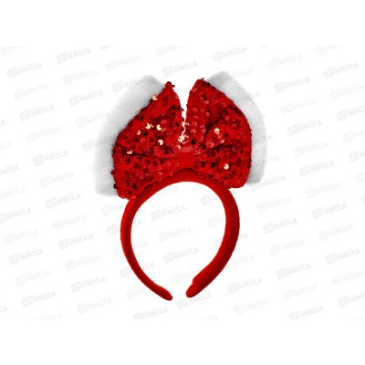 Маскарадное украшение (ободок) с декором, 19*23см, 95828