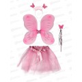 Маскарадный набор: крылья бабочки, ободок, палочка, юбка, 3+, 89594