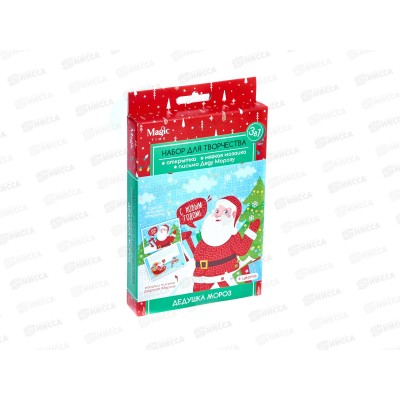 Набор для творчества мягкая мозаика, Дед Мороз 91929