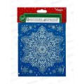 Наклейка на стекло Снежинка, 15,5х17,5см, 90262