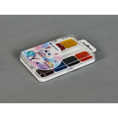 Акварель Darvish Котёнок  8цв., п/у, б/к, DV-15559-8 *42