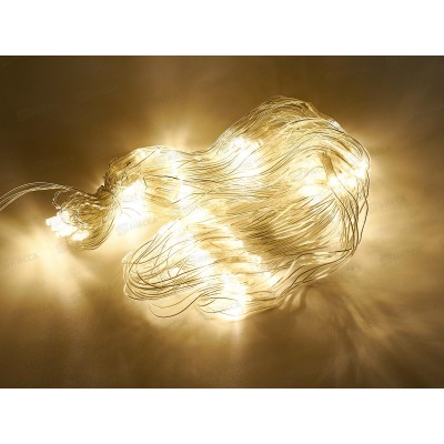 Гирлянда 1,6*1,6м 144LED шампань 362-086 г