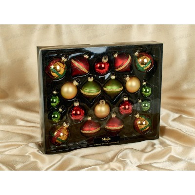 Набор шаров 20шт, стекло, 95977 Набор шаров 20шт, стекло, 95977