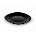 Тарелка квадратная плоская d-21,5см черный *6/48 Тарелка квадратная плоская d-21,5см черный *6/48