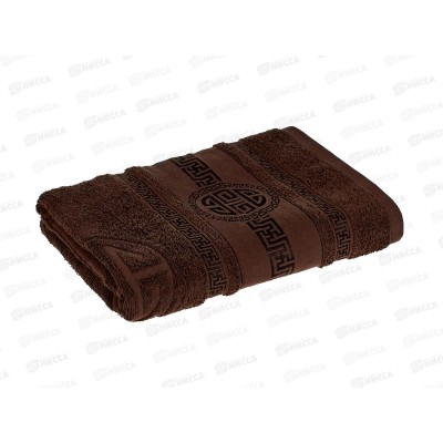 Полотенце махровое 70*140 +/- 2см 430гр Спартак 03-107 темно-коричнев