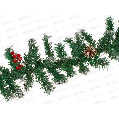 Гирлянда новог. Хвоя нарядная из ПВХ, 25х25х270см, 90566