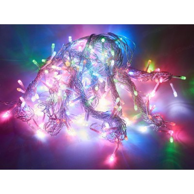 Гирлянда 3х2м 220 LED ламп, мультицвет, 8 режимов, 94792 Гирлянда 3х2м 220 LED ламп, мультицвет, 8 режимов, 94792