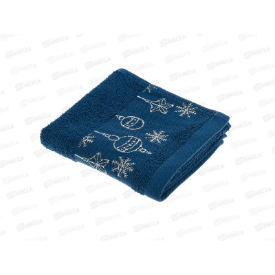 Полотенце махровое 30*60 +/- 2см Игрушки 655С синий