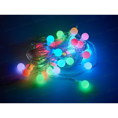 Гирлянда 9м Вьюн 40LED Шар мульти 381-339 г Гирлянда 9м Вьюн 40LED Шар мульти 381-339 г