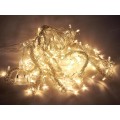 Гирлянда 1,5*1,5м занавес 150LED шампань 10 нитей 382-078 г