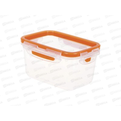 Емкость д/прод. "Рич" 0,7л герм Оранжевый *16  М1386