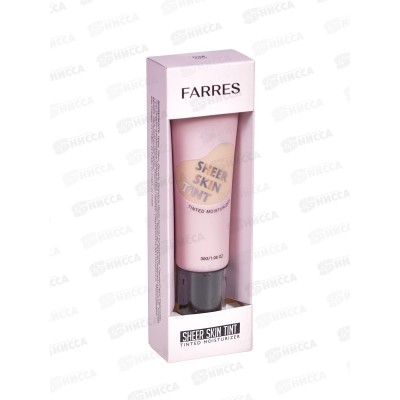 Farres Тональный флюид с дозатором 30г 4067-03 теплый бежевый *12