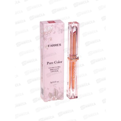 Farres Помада-бальзам с эффект влаж губ 5308-03 Малиновый смузи *12
