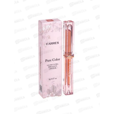 Farres Помада-бальзам с эффект влаж губ 5308-04 Теплый персик *12