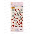Наклейка ПГС декор.стразы 9,5*15см Цветочки *12 Р22072-6 Наклейка ПГС декор.стразы 9,5*15см Цветочки *12 Р22072-6