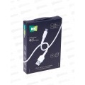 Дата-кабель USB 3.0A Type-C More choice K63a ПВХ 1м White Дата-кабель USB 3.0A Type-C More choice K63a ПВХ 1м White