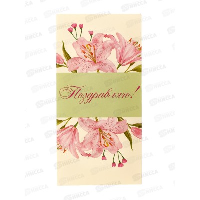 Конверт для денег КП Поздравляю!, эконом, 9166 *10