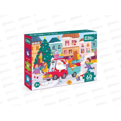 Пазл 60 элементов "Подарки от Деда Мороза" ЕТ01-102