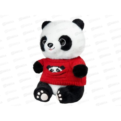 Панда в красном свитере, 25см, 022502-25-RD MAXITOYS Панда в красном свитере, 25см, 022502-25-RD MAXITOYS
