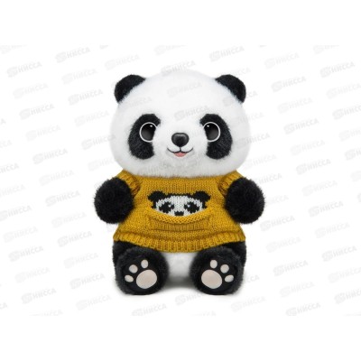 Панда в желтом свитере, 25см, 022502-25-YL MAXITOYS Панда в желтом свитере, 25см, 022502-25-YL MAXITOYS