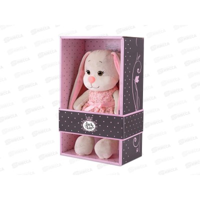 Зайка Jack&Lin Лин в розовом платье. 20см JL-4202317-20 коробка