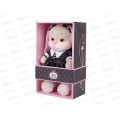 Зайка Jack&Lin Лин в черном платье. 25см JL-4202318-25 коробка