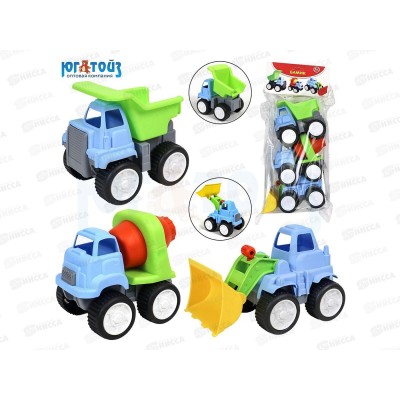 Автомобиль детский "Бамик" набор 3шт микс , 40-0123 Автомобиль детский "Бамик" набор 3шт микс , 40-0123