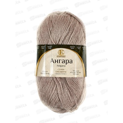 Пряжа Ангара Жемчужная роза 231  мохер 35% акрил 50% шерсть 15% 100гр