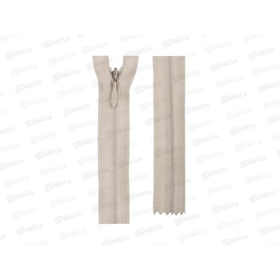 Молния Gamma Спираль G013P 18см неразъёмная потайная Тип 3 сатин №300 светло серый Молния Gamma Спираль G013P 18см неразъёмная потайная Тип 3 сатин №300 светло серый