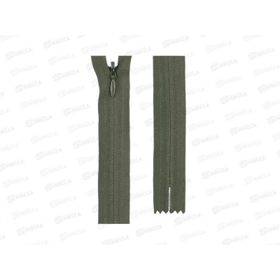 Молния Gamma Спираль G013P 18см неразъёмная потайная Тип 3 сатин №315 хаки Молния Gamma Спираль G013P 18см неразъёмная потайная Тип 3 сатин №315 хаки