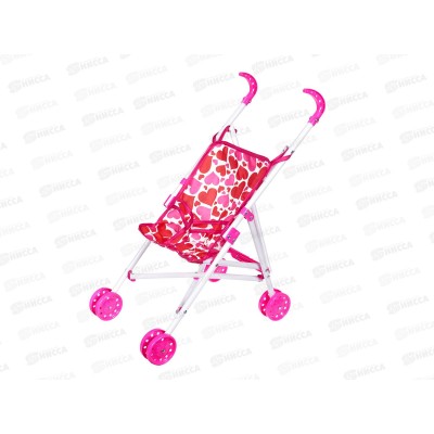 Коляска для кукол, металлическая М7513-С в пакете Коляска для кукол, металлическая М7513-С в пакете