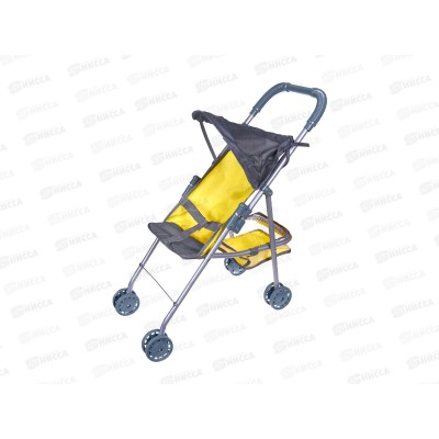 Коляска для кукол, металлическая 3092792, 26*48*52см в пакете