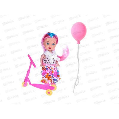 Кукла с аксессуарами 2314216 в пакете 3,5*2,8*10,5см