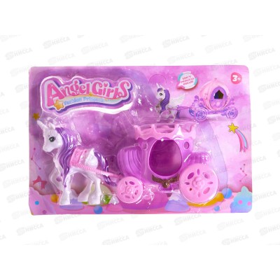 Набор "Экипаж" карета, лошадка, 2380126 на блистере 17*25см Набор "Экипаж" карета, лошадка, 2380126 на блистере 17*25см