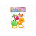 Набор погремушек &quotЗабавные малыши&quot 4шт, 2921423 в пакете 26*20см