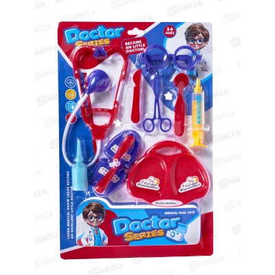 Набор "Доктор" 3070703, 2 вида, на блистере 43,2*28,2*5см