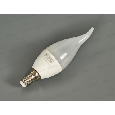 Лампа светодиодная Прогресс Standard  9Вт E14 C37T 4000К-белый свет *10/100