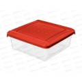 Контейнер д/прод. &quotAsti&quot квадрат 0,5л красный 221100306/04*26