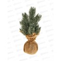 Букет декоративный, еловый, заснеженный, 8х8х20см, Н19954-1  АТМ