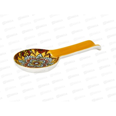 Подставка  п/ложку &quotArabesgue&quot (желтый) 23х10х2см п/у 0860146 *72