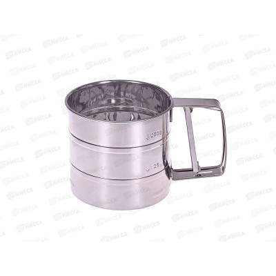 Кружка-сито для муки 14,5*10*9см (нержавеющая сталь) 9902600