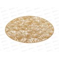 Салфетка сервировочная (плейсмат) &quotAjoure&quot (золото) d=38см, 9903306-1 *4
