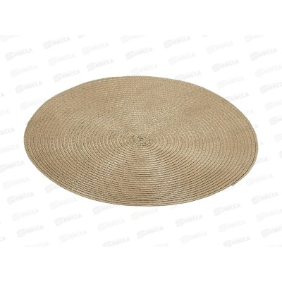 Салфетка сервировочная (плейсмат) "Casual line" (бежевая) d=38см, 9903716 *4 Салфетка сервировочная (плейсмат) "Casual line" (бежевая) d=38см, 9903716 *4
