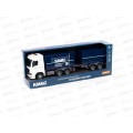 Автомобиль-фургон KAMAZ с прицепом инерц. (со светом и звуком) 07811 в коробке